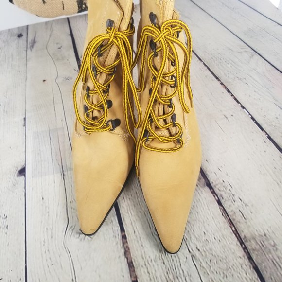 Steve Madden HIJO Lace Up Boots sz7.5 - Picture 4 of 8